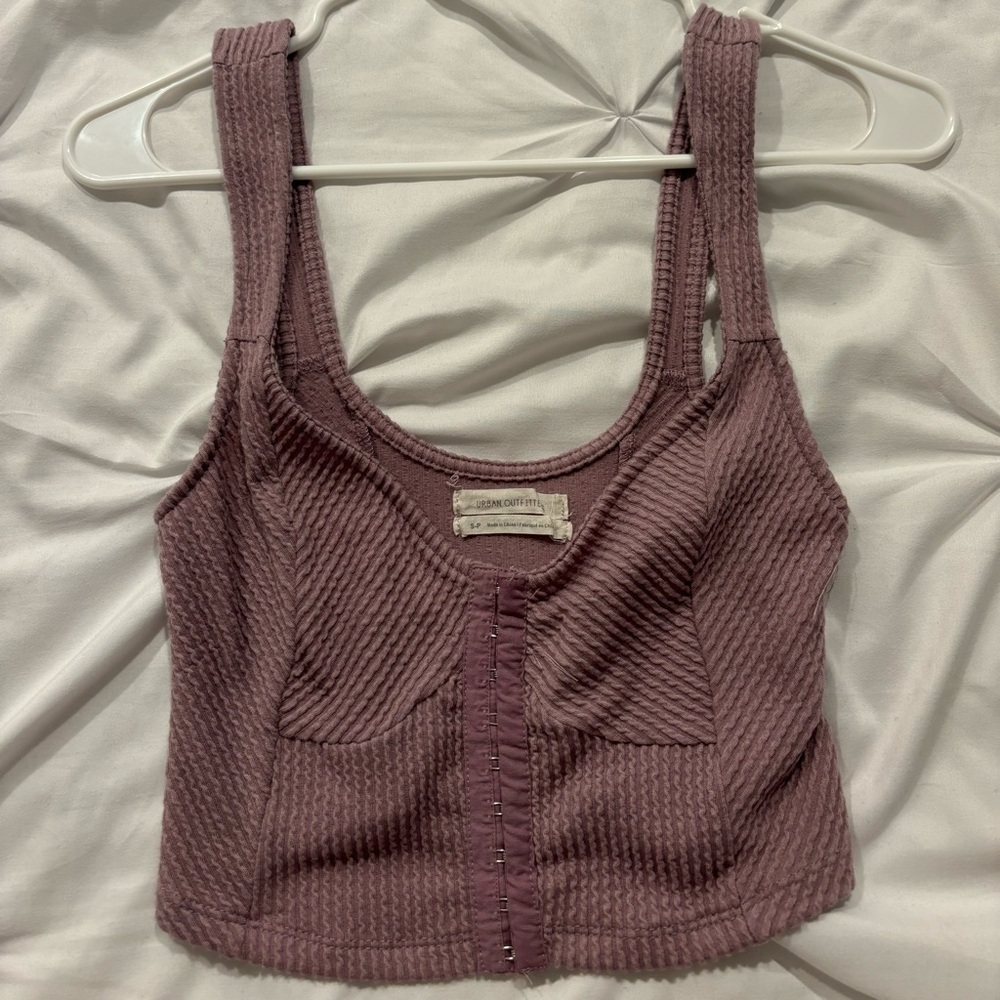 Urban Outfitters purple crop top